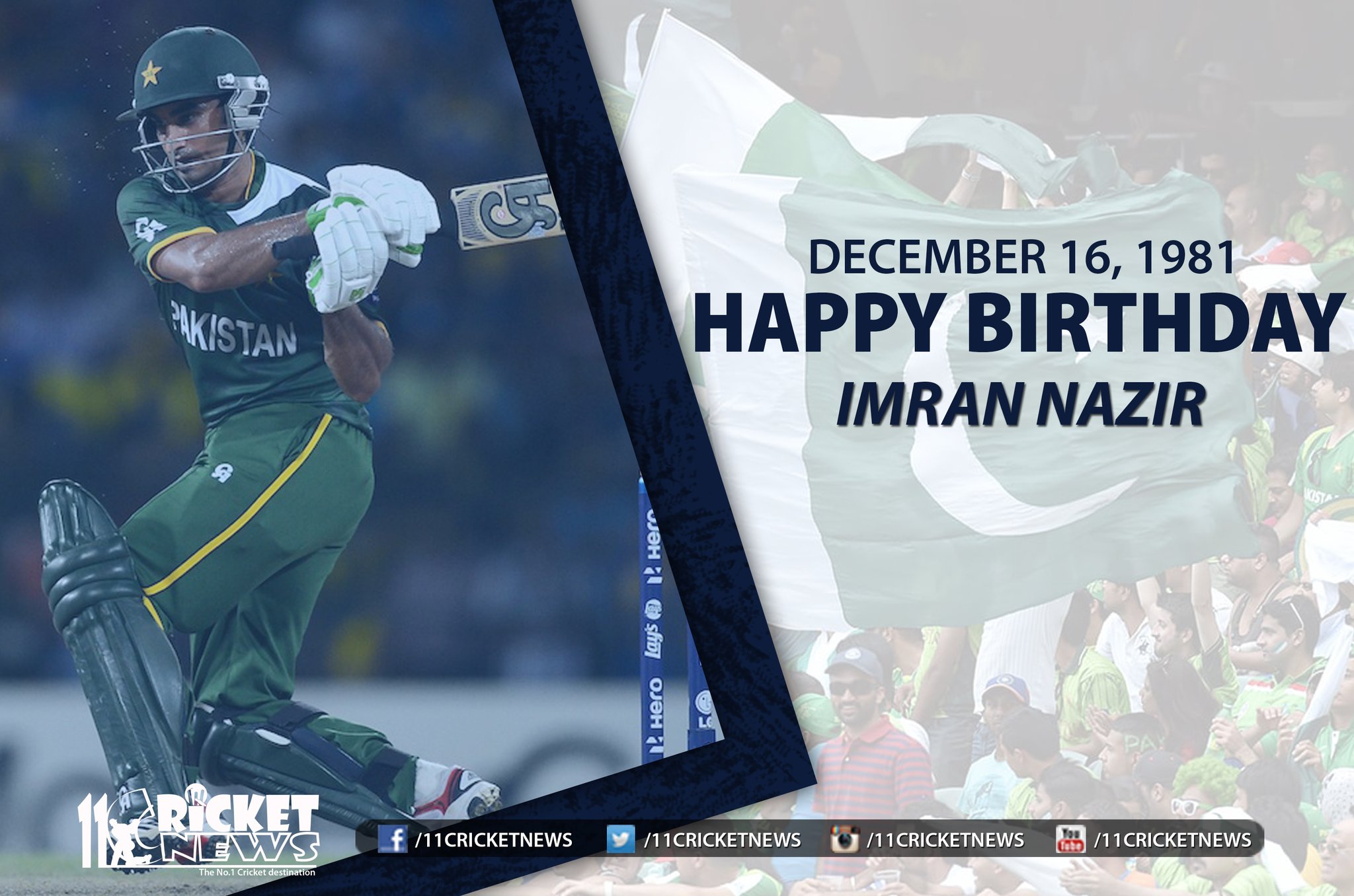 Happy Birthday \" Imran Nazir\" He turns 38 today 