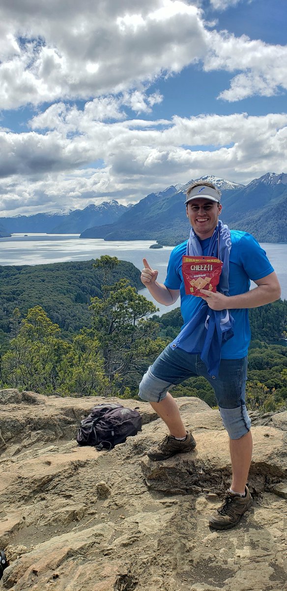 KyleGericke33's tweet photo. @PatMcAfeeShow @CheezItBowl @cheezit #CheezPickMePatEntry @PatMcAfeeShow @cheezit Pat obviously what you wear on a hike in Patagonia is make your own jorts along with a Falcs visor and bring Cheez Its as one hell of a snack because IT'S 12 DAYS TIL GAMEDAY #SkoFalcs #BeatWazu https://t.co/u9h4lUAXHm