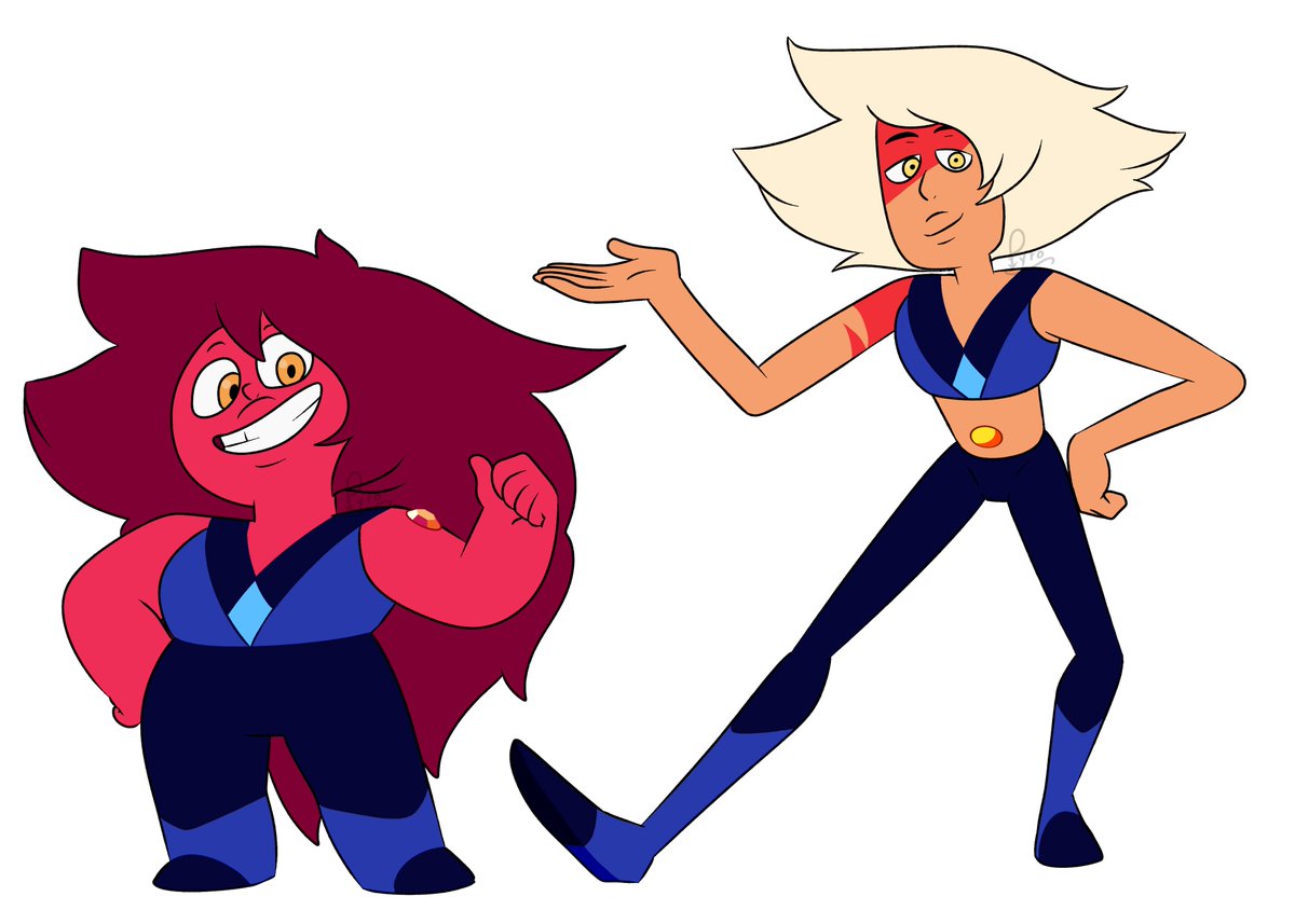 Chromarrays's tweet photo. Skinny and Carnelian :)
#StevenUniverse #Famethyst https://t.co/hNP92lpoHJ