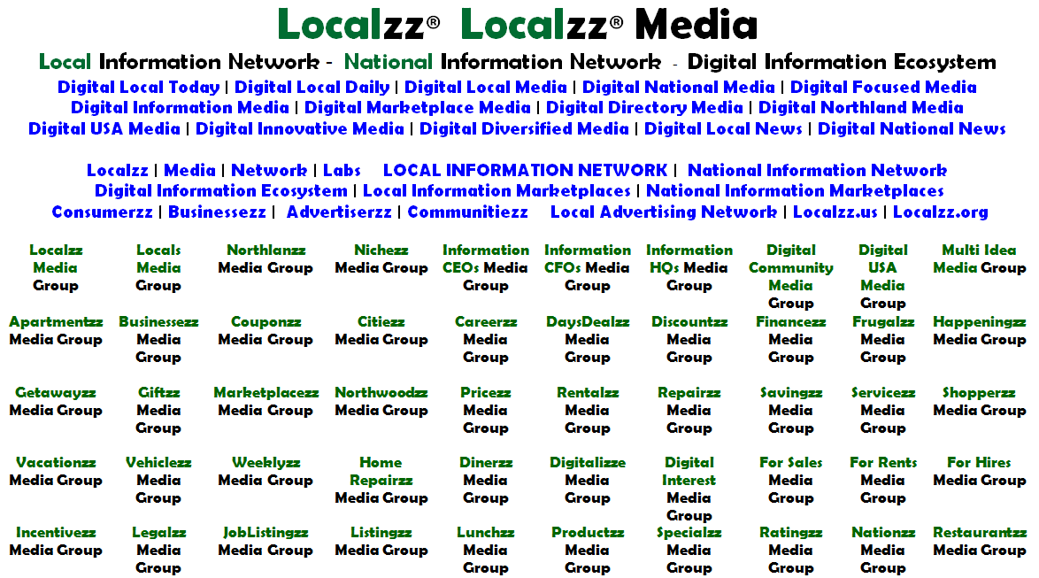 localzz's tweet photo. Localzz Media in one info graphic (updated). #Localzz #LocalzzMedia https://t.co/6eT7FP77i6