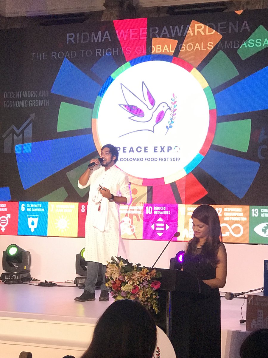 ⁦Road to Rights Global Goals Ambassador 
Decent Work &amp; Economic Growth 
⁦<a href="/Ridmadw/">Ridma Weerawardena</a>⁩