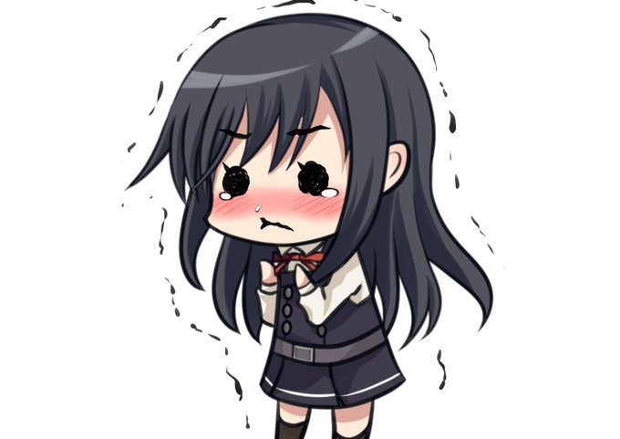 妹の前で涙なんてっ!と思うけどなんかもう駄目な朝潮ちゃん 