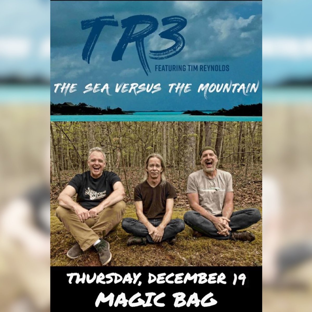 THIS Thursday! 

Who is ready to shred? Catch <a href="/davematthewsbnd/">Dave Matthews Band</a> collaborator <a href="/TimReynoldsTR3/">Tim Reynolds</a> as they roll through <a href="/themagicbag/">Magic Bag</a> on 12/19 in support of their new album The Sea Versus the Mountain!

Tickets -----> bit.ly/2ZdTtEB