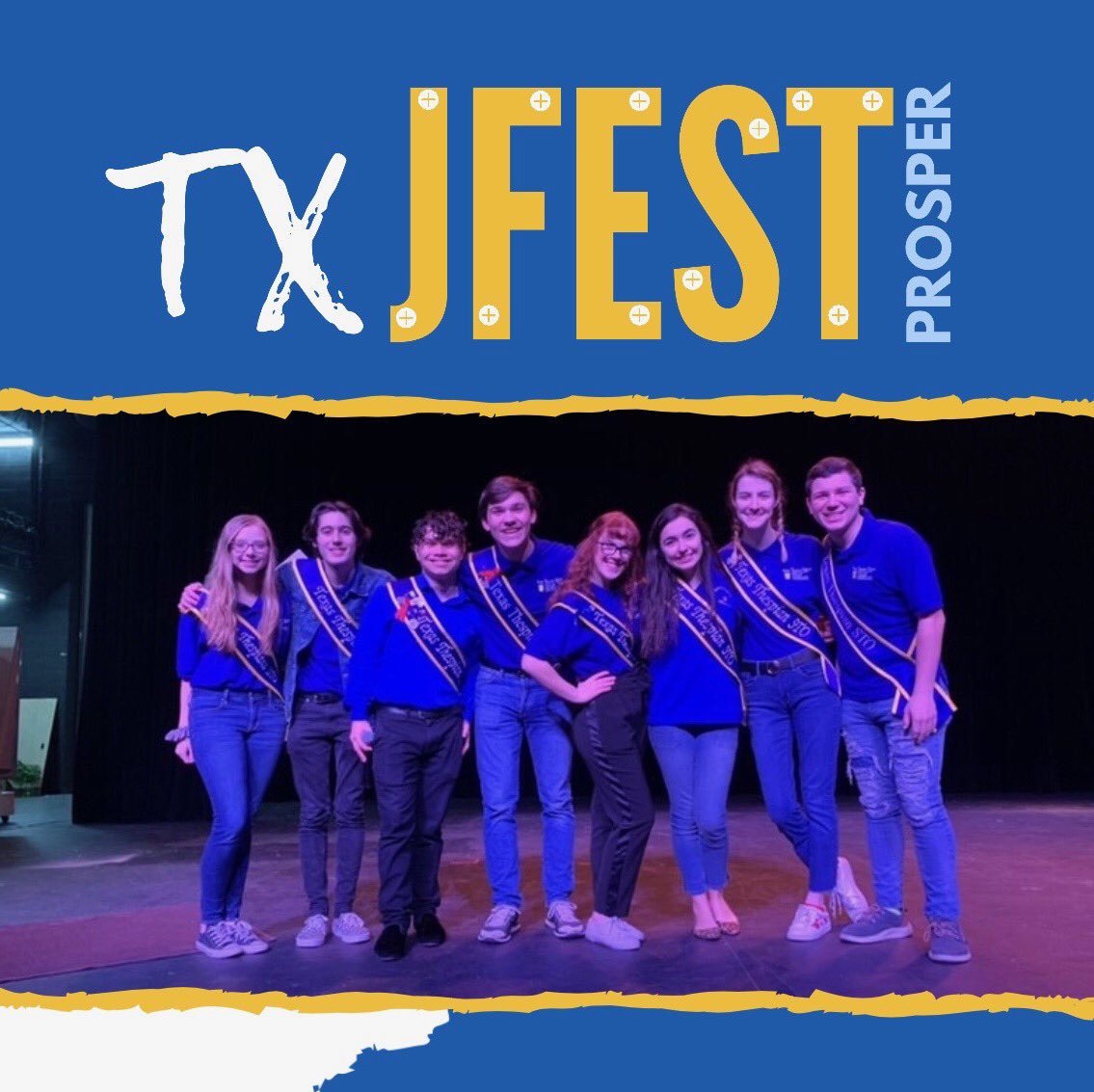 Texas_STO's tweet photo. The Texas State Thespian Officers had an absolute blast with the North/East Texas Junior Thespians! The second JFest of the year was amazing, and we loved getting to meet so many talented, passionate and creative Junior Thespians! 💛🎭 #BuildingTTSF19 #TexasJFest19 @TXJRThespians https://t.co/HkmuHj67wA