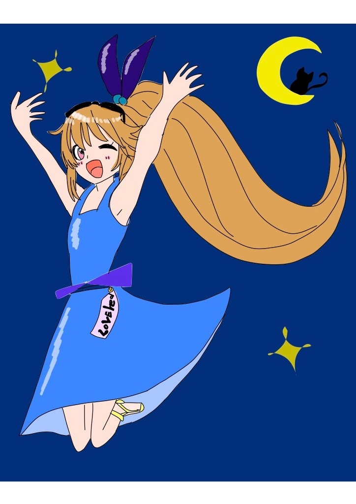 公式 怪盗レッド 角川つばさ文庫 みんなの描いたレッドイラスト 怪盗レッド10周年 アスカはどんな衣装でも似合うと感じる しゅーさんの画力はすごい 小５ 朝露優さんのイラストです キラキラ T Co Rvvyxbnw0s