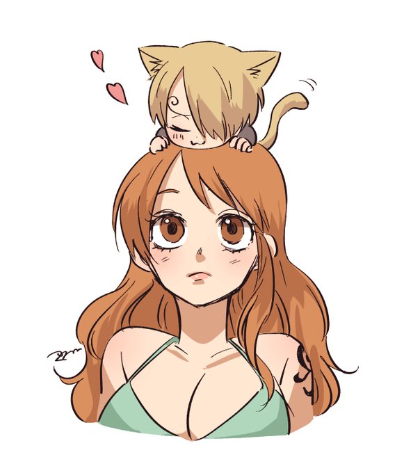サンナミ週間で描いたのサンナミちゃんもおきにいりです 