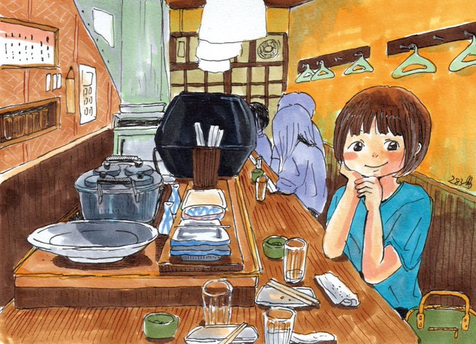 来年の展示が一つ決まったんだけど これにだす作品はウサギではなくあえて人間の絵で勝負しようと思っている 画像は過去に描いた女の子たち 