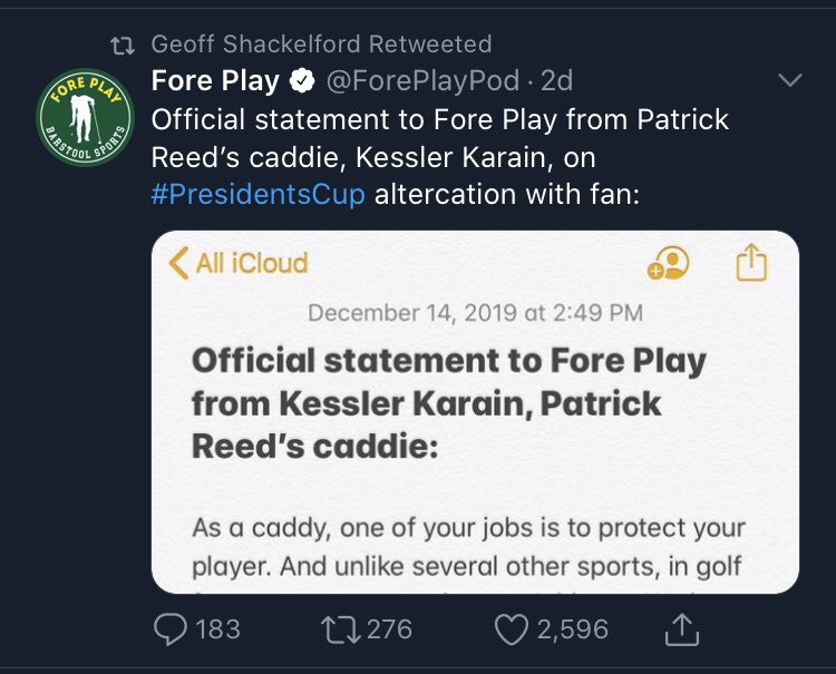 EricDaleJohnson's tweet photo. @BarstoolTrent But is @GeoffShac a fan boy of @ForePlayPod ?! https://t.co/G5o5JgONcL