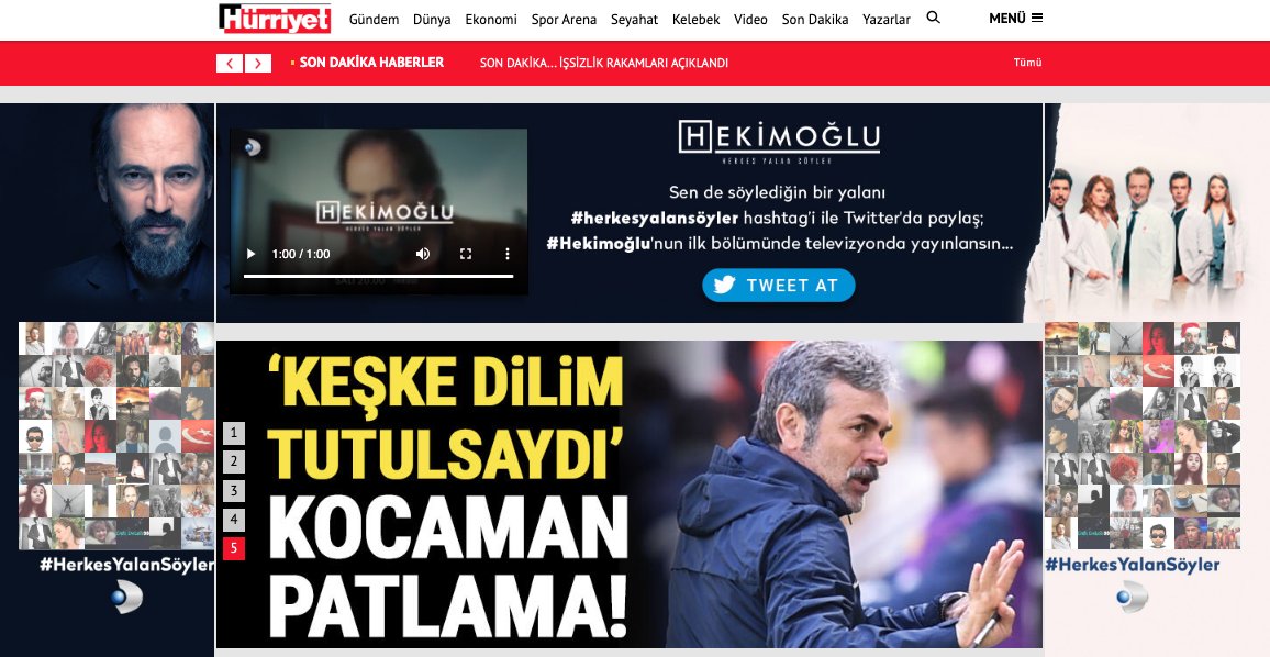 KanalD's tweet photo. #tweetwall şimdi https://t.co/SHZqZ5cxYC'de!
Sen de söylediğin bir yalanı #herkesyalansöyler hashtag’i ile Twitter'da paylaş; tweet'in bugün https://t.co/SHZqZ5cxYC'de,
yarın #Hekimoğlu'nun ilk bölümünde televizyonda yayınlansın...
@hekimogludizi @Hurriyet https://t.co/wvIN0DVEop