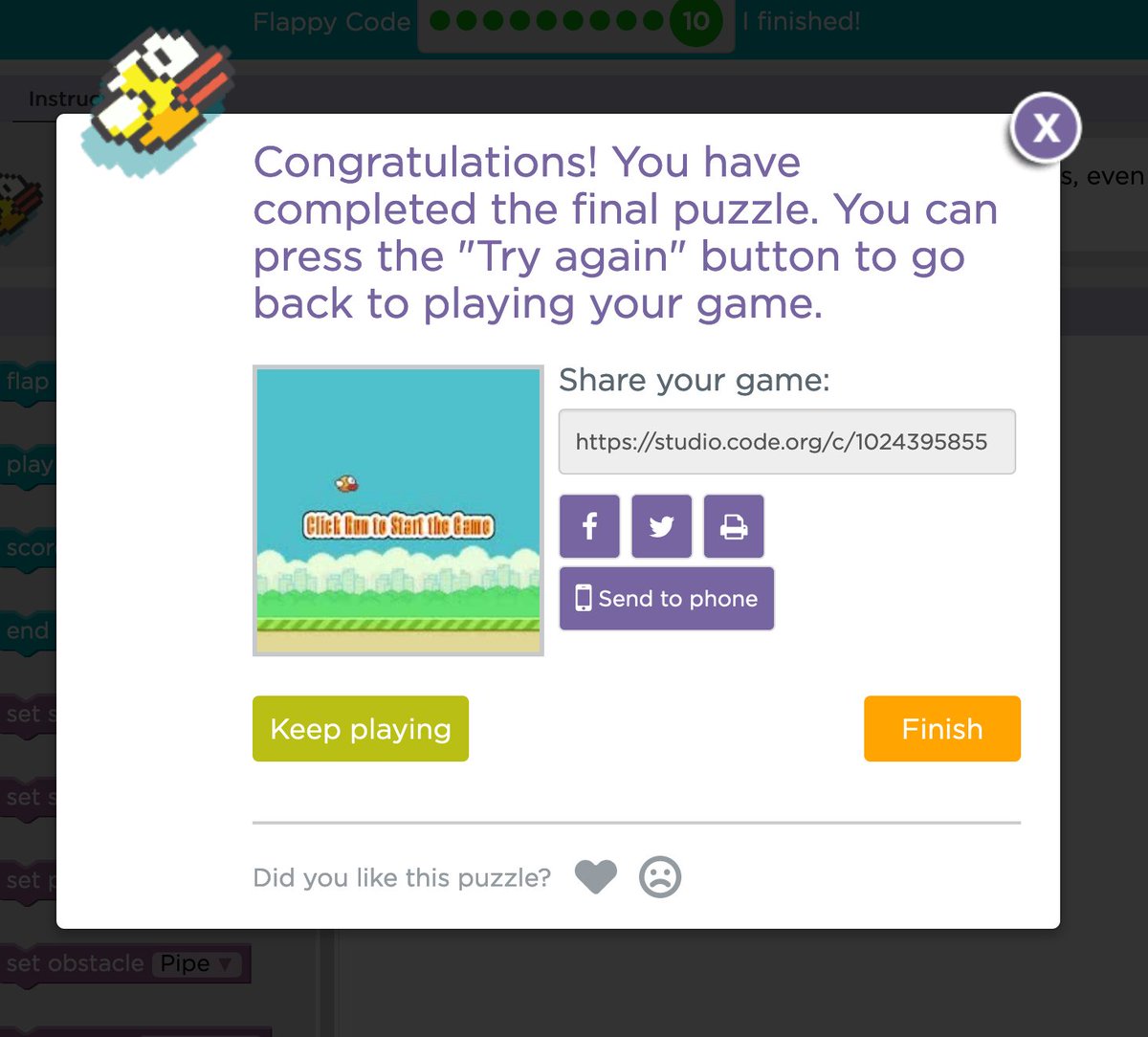 MeadMSMath's tweet image. Tech Challenge #7 complete! Simple block coding is a great way for people to create and explore! #GreatTwitterTechChallenge #HourofCode