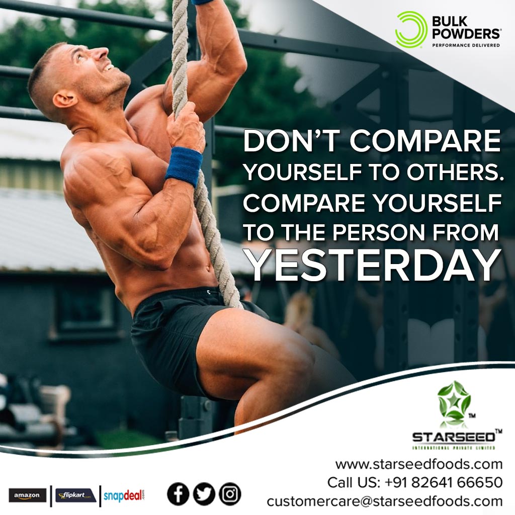 StarSeedFoods's tweet photo. Don’t compare yourself to others. Compare yourself to the person from Yesterday
Choose your Optimal Nutrition at Starseed®, Exclusive Importer of BulkPowders™ UK
ShopOnline: https://t.co/OiIQ28iwro
#Starseed® #BulkPowders™ #FoodSupplementImporterIndia https://t.co/Lr6F7viRUY