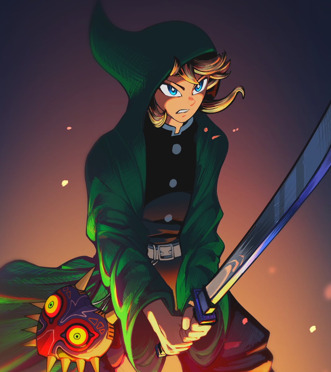 DEMON SLAYER x THE LEGEND OF ZELDA
[BREATH OF THE TRIFORCE]

ILLUSTRATION