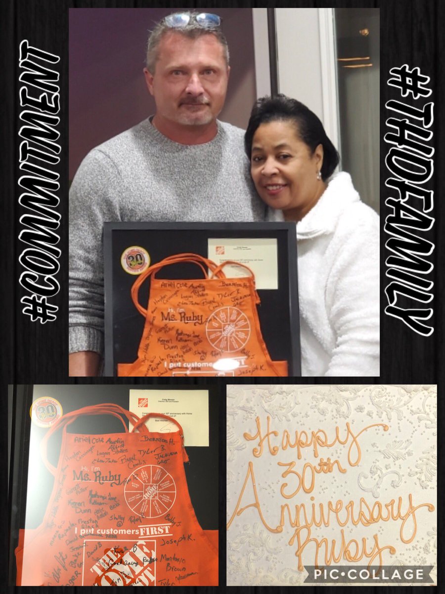EricPieper3's tweet photo. #SWBEST Had the distinct pleasure of thanking Ms. Ruby #2019CAM with a 30 YEAR badge, letter from Craig, and a signed apron, at the 1406 Holiday Party! What an incredible honor to say thank you to a loyal 30 year associate!! @DaveRebtoy @paul_ganz @yvondajackson @BreeHarrisTHD https://t.co/vVNj2XnJH5