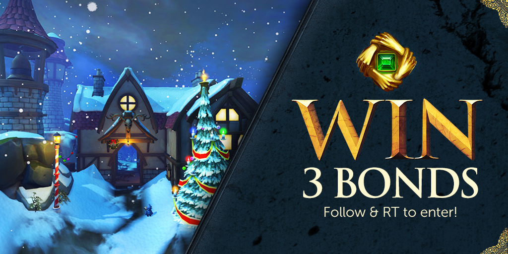 RuneScape's tweet image. #FreeStuffFriday - Last hours to enter and try to WIN 3 Bonds, right on time for the Gielinorian Christmas Event 💰💰💰

Follow &amp;amp; RT to enter. Winner announced today after the game update.