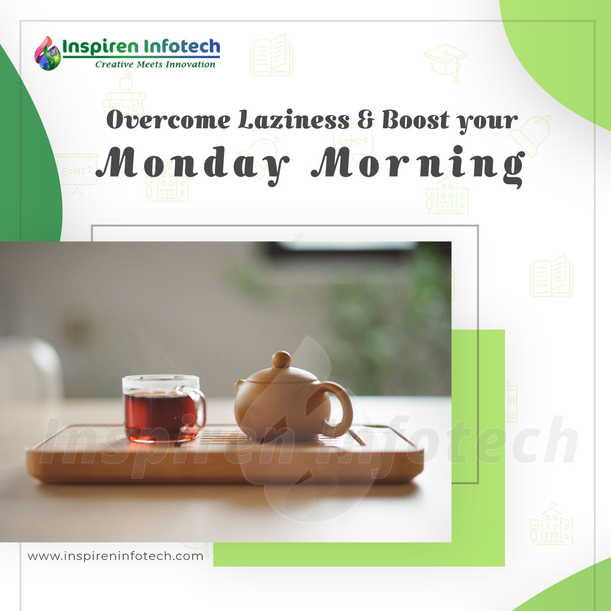 OVERCOME Laziness &amp; Boost your Monday Morning 
Visit us :-
inspireninfotech.com
Upwork Profile URL:-
upwork.com/o/companies/~0…
Freelancer Profile URL:-
freelancer.com/u/InspirenInfo

#Itcompany #technology #ceo #organizations #developers #programmer #codder #webdesigner #webdevelopers