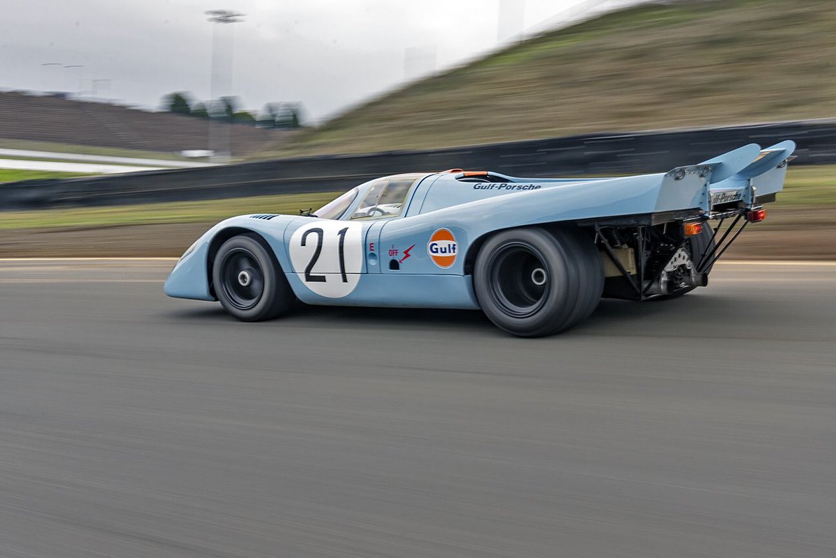 Reunited with ‘ol No. 21 <a href="/porsche/">Porsche</a> 917K for a few more photos. #porschemotorsportnorthamerica #restoration #porschemuseum #spawinner