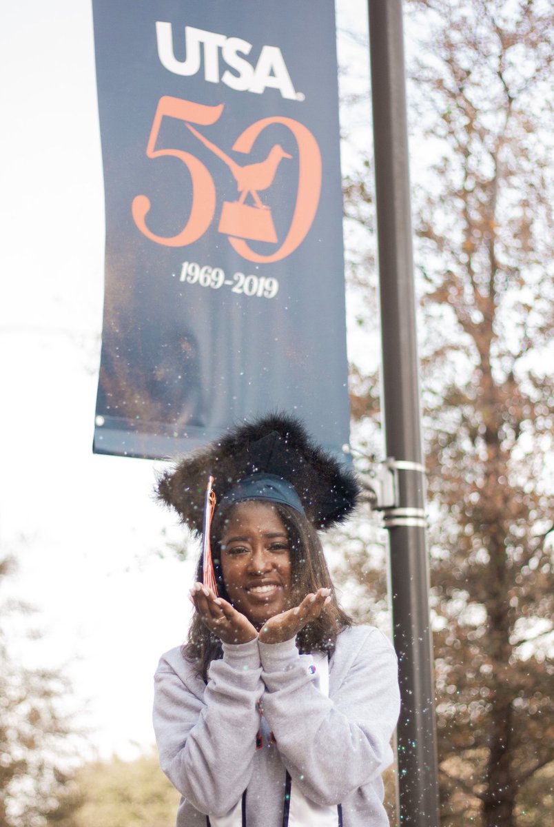 temidaraa's tweet image. The University of Texas at San Antonio 🤙🏾
B.B.A. in Accounting and Cyber Security 💼🌐
Sigma Gamma Rho Sorority, Inc. 🐩
Women of Honor 👑
V.O.I.C.E.S. ✌🏾
The Professional Businesswomen Society 👩🏾‍💼
Dec 16th, 2019 | 10:00 AM 👩🏾‍🎓
#DoubleDegreed #UTSAGrad19