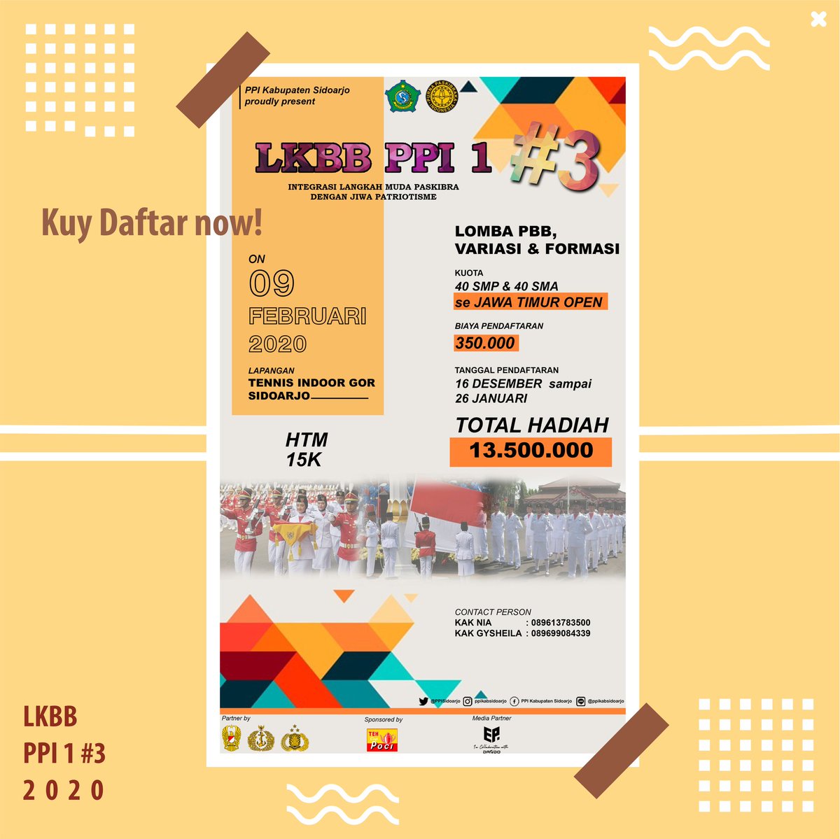 Kuy cek info lengkapnya on instagram @lkbbppi Let's go!