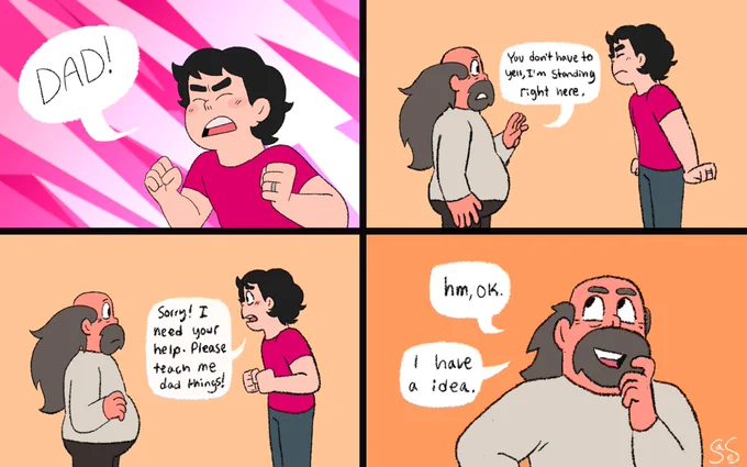 Steven asking Greg for dad advice pt 1 UwU 