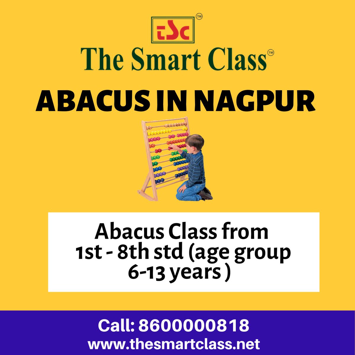 TheSmart_Class's tweet photo. The Smart Class !!
Abacus in Nagpur
Abacus Class from 1st - 8th std (age group 6-13 years )
call:8600000818
https://t.co/nrVQeF4fiC
#tsc #thesmartclass #knowledge #abacus #learning #education #art #school #fun #life #learn #work #technology #world #memes #motivation #study https://t.co/wt5rjh77Gf