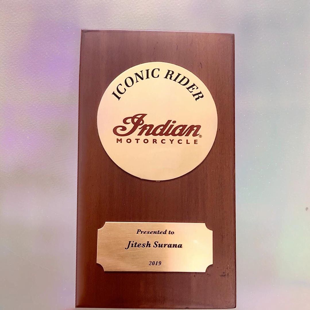 asterideapp's tweet photo. We’re proud to share that our founder, Jitesh Surana was commemorated with the ‘Iconic Rider’ award at the Indian Motorcycle Riders Group (IMRG) conducted at @indiabikeweek in Goa this month, recognising and commending his contribution to the IMRG and riding culture as a whole. https://t.co/M7wK2eLMeh