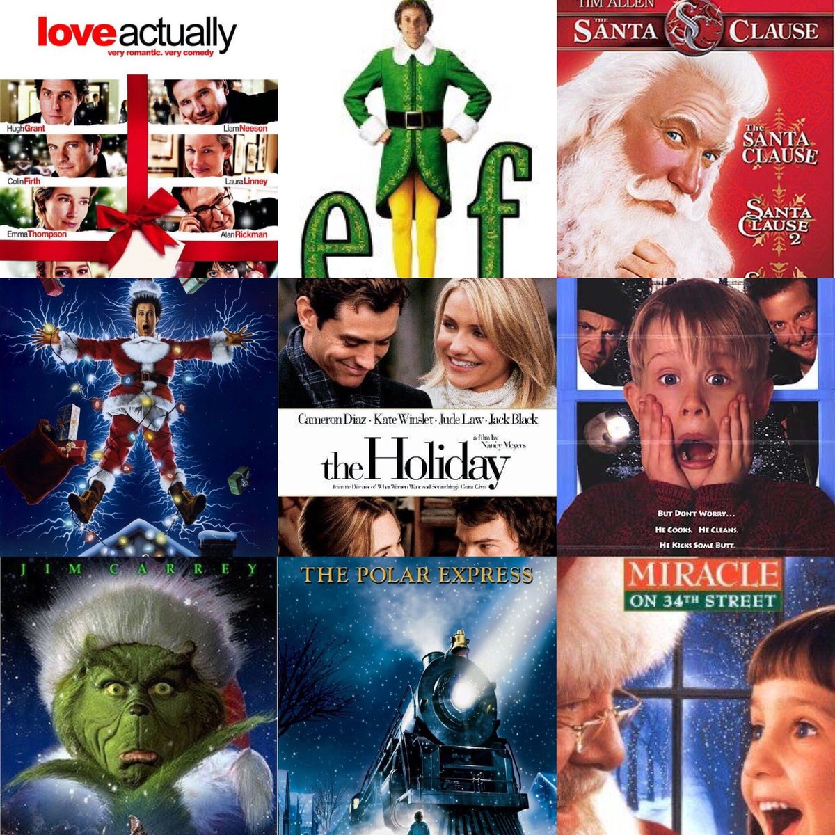 9 Days To Go ⛄️...... 

We all love a Christmas Movie 🎅 

Here is the Cherry Childcare Top 9 Movies rated by our staff... can you name them all?? 

#ChristmasFilms #Game #9DaysToGo #Christmasparty #Fun