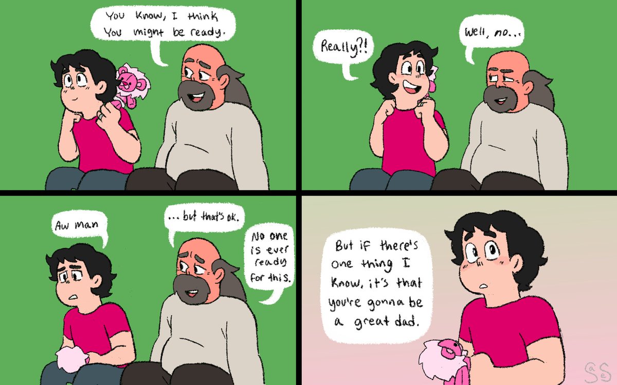 Steven asking Greg for dad advice pt 2 (sorry I got distracted and forgot to post pt 2 lol) 