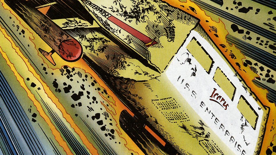 theNiceCaptain's tweet photo. Captain's Log, C. Pike.
Shuttlecraft Icarus, Stardate About To Crash.
As my dying wish, I would like to recommend that Starfleet no longer name shuttles after characters who fall flaming from the sky to their doom.
#solomissions #bestqualified #again https://t.co/SDPtUrXA2g