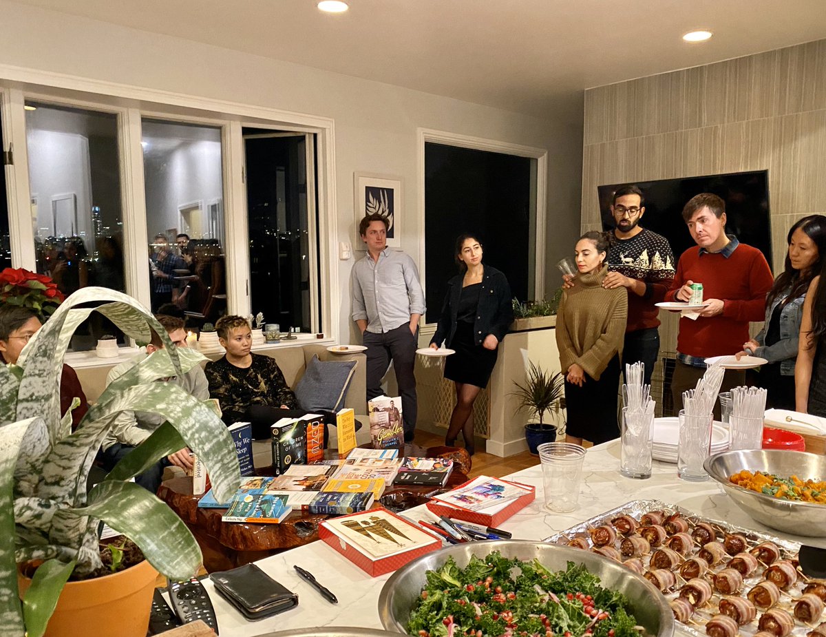 Minn On Twitter Tonight I Threw A Byobook Dinner Party For Some Of My Favorites In Sf I Love These Nerds Books Ranged From Sci Fi To Some Economics To Popular