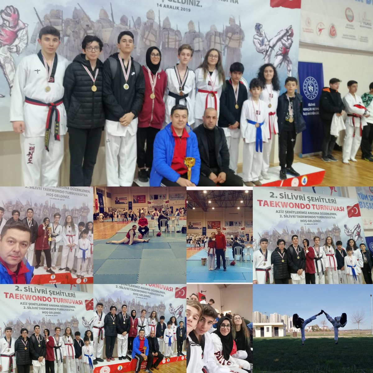 2.silivri şehitler taekwondo turnuvasında
Berat Güneş🥇
Saliha Zeynep Başpınar 🥇
Veli erdem özgür 🥇
Enes Küçük 🥈
Adem Aslan 🥈
Furkan Utar 🥉
Hilal Yenici 🥉 olmuştur..
Turnuvada Aytül Cem Soydaş başta olmak üzere emeği geçen herkese çok teşekkür ederiz