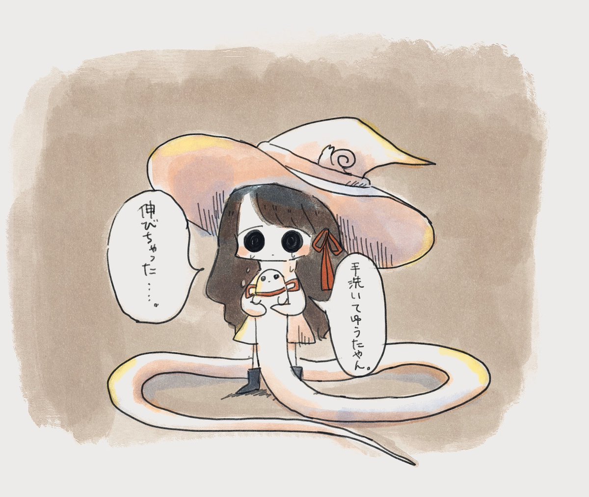 つめたいさん(@ITumeta )とこのレドと伸びちゃったグレゴールを描きました。(ごめんなさい。)
遅くなりましたが、10000followerおめでとうございます? 