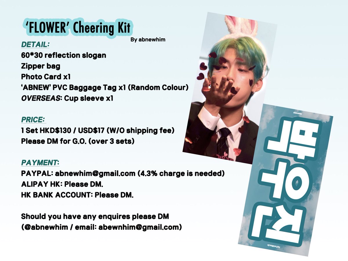 abnewhim's tweet photo. 🌹FLOWER🌹
Special Cheering Kit
🌺
16/12/2019 - 30/12/2019
🌺
*기타 자세한 사항은 앞으로 확인 부탁드립니다.
📋 https://t.co/kml2LKKtHo
-
#PARKWOOJIN  #박우진 #에이비식스 #AB6IX https://t.co/b31vUTZuBM