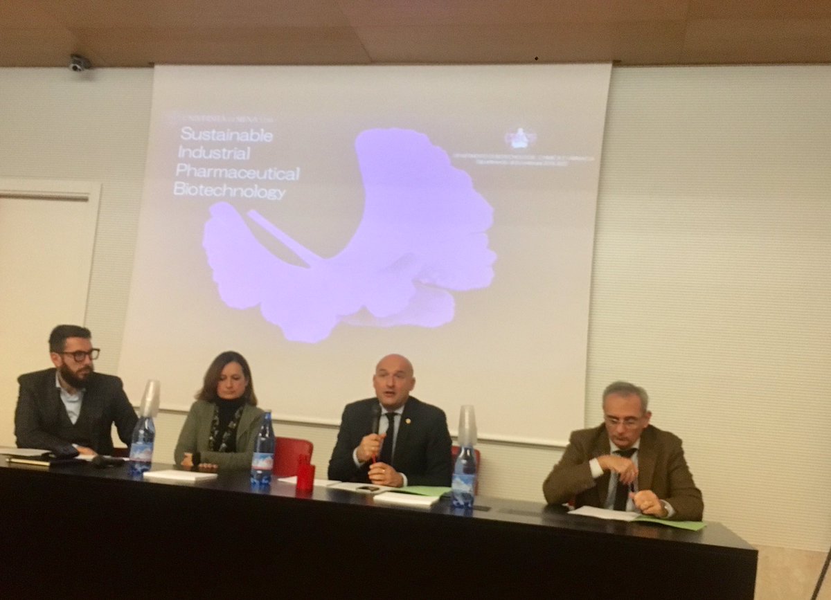 “Sustainable Industrial Biotechnology”, nuovo Corso di Laurea Magistrale in lingua inglese @unisiena: un lavoro di squadra!!!
#RapportoUniversitàImpresa #Multidisciplinarietà #EcosistemaTerritorialeIntegrato