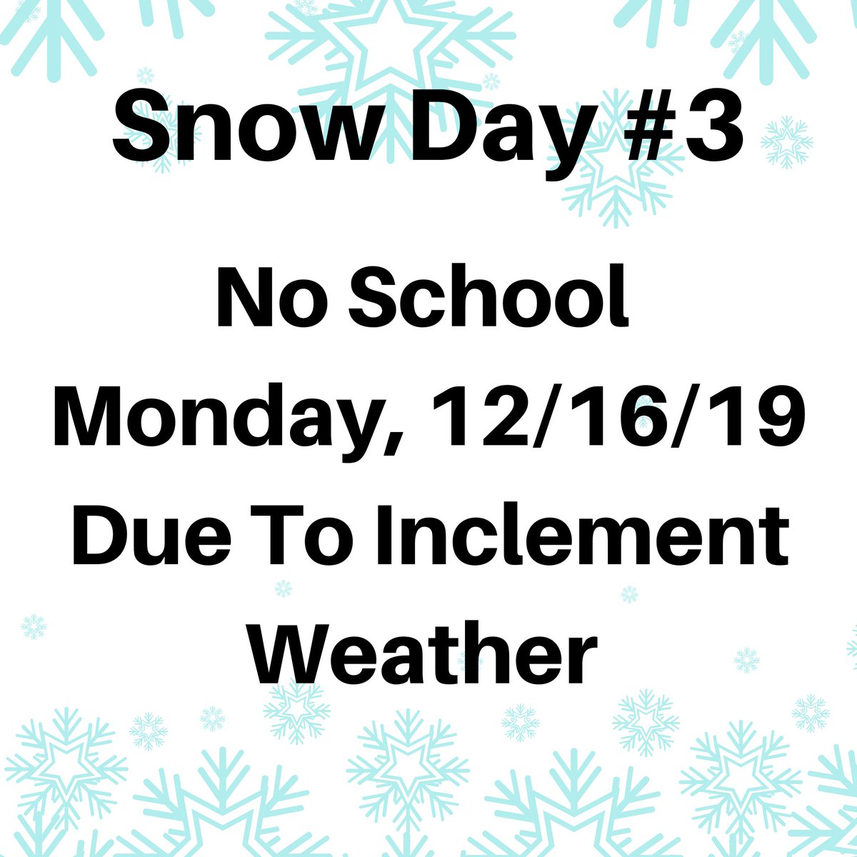 No School For Farmington R7 12/16/19