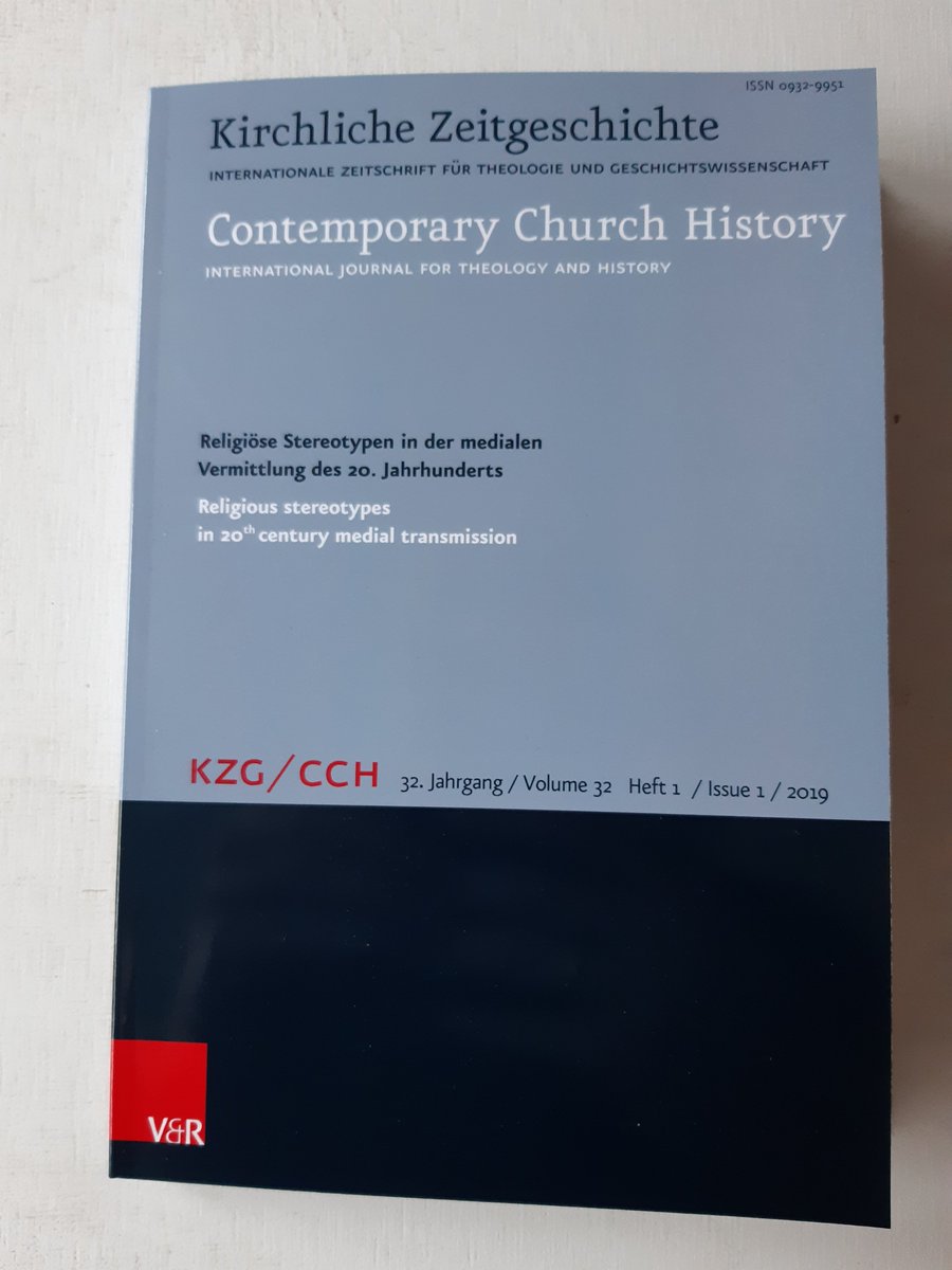 Wir freuen uns, dass einige Beiträge unserer Konferenz zu religiösen #Stereotypen in der aktuellen Ausgabe der "Kirchliche Zeitgeschichte" erschienen sind.
