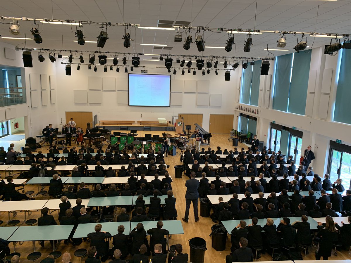 First day of rehearsals for our Christmas concert <a href="/rw_school/">Ravens Wood School</a> #Year7 #history