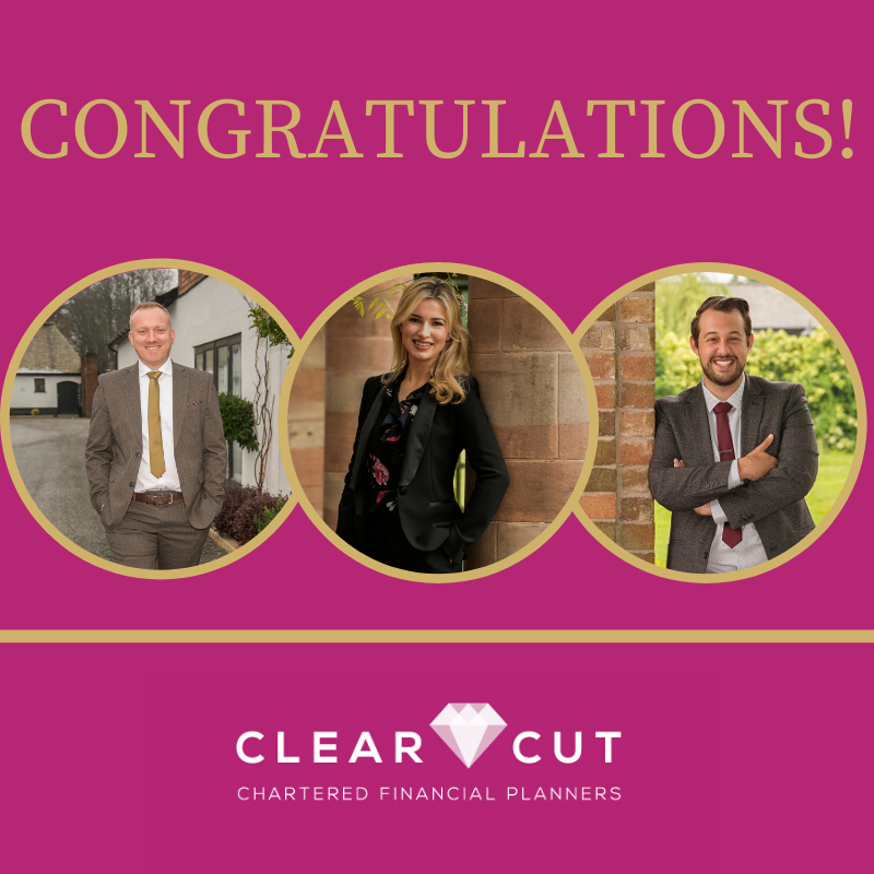 Congratulations Charlotte, Darren and Mark on passing their Pension Transfer exam!!😃⭐️⭐️⭐️