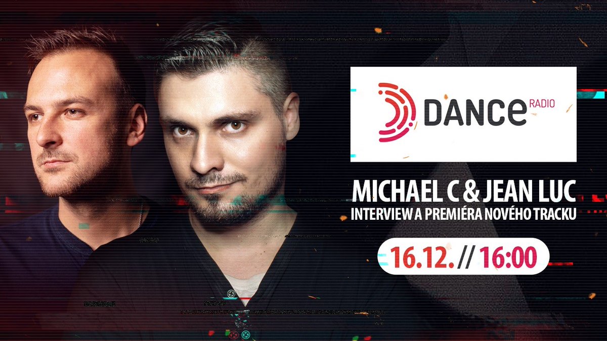 Dnes po 16. hodině Michael C vyzpovídá svého hosta Jean Luca, a k tomu navíc kluci představí svůj nový společný track Give Me Your Sound!