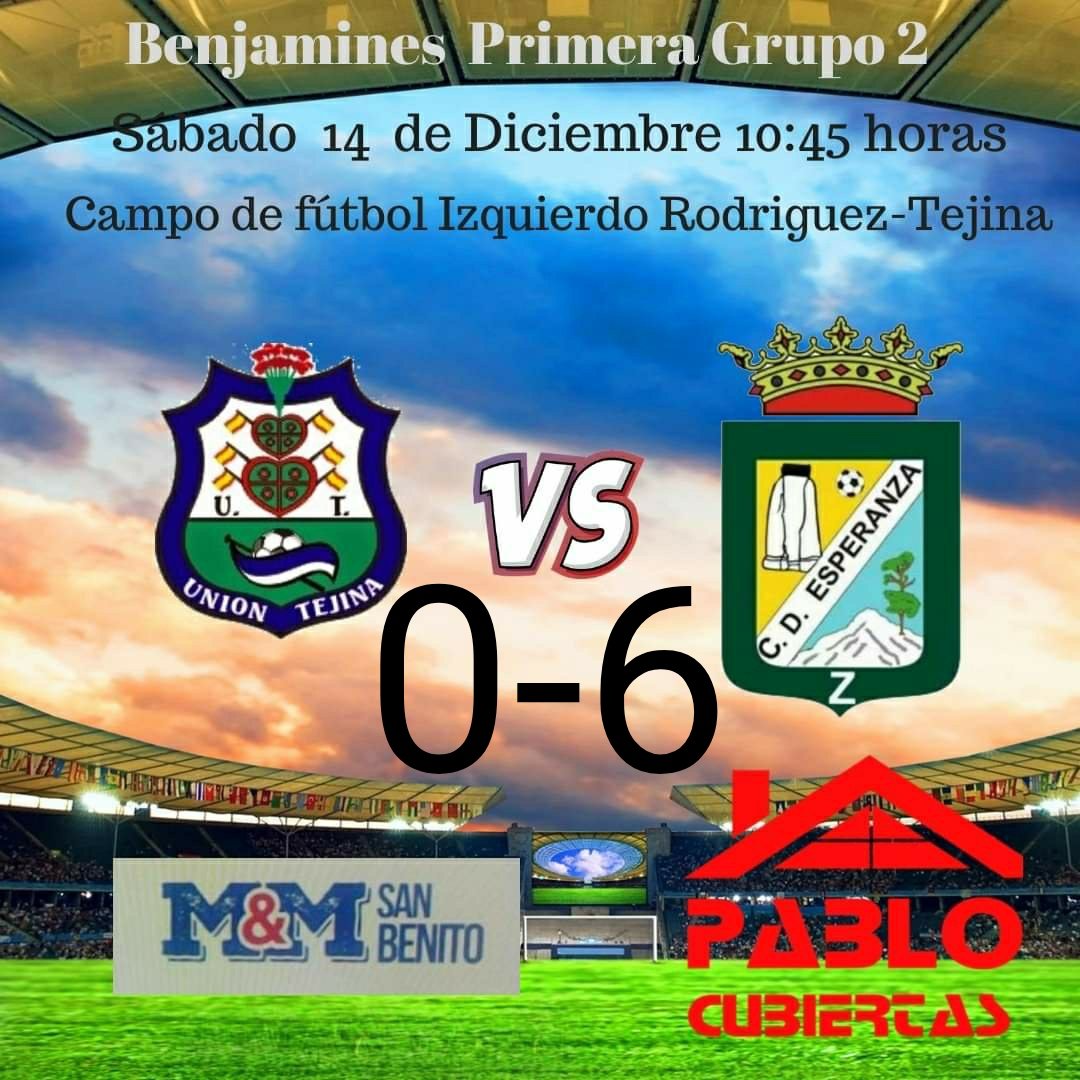 CDZEsperanza's tweet photo. Resultados fin de semana:
Hidalgo 0-6 Regional
Infantil-Fundación Tenerife (HOY) 
Añaza 8-2 Alevín 
Unión Tejina 0-6 Benjamín 
Prebenjamín 1-2 Atlético Rocío 

#Lafuerzaestáenelverde https://t.co/xPAsqjOgfC