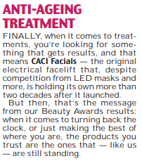 CACI_Beauty's tweet photo. We are so thrilled to announce that CACI Facials have won the best 'Anti-Ageing Treatment' in the Daily Mail Inspire Anti-Ageing Awards 2019! 😍Thank you once again for all of your votes - all of you CACI fans have been heard. 🥳 #dailymail #AwardWinning #cacibeauty #bestfacial https://t.co/cnRm65jEkH
