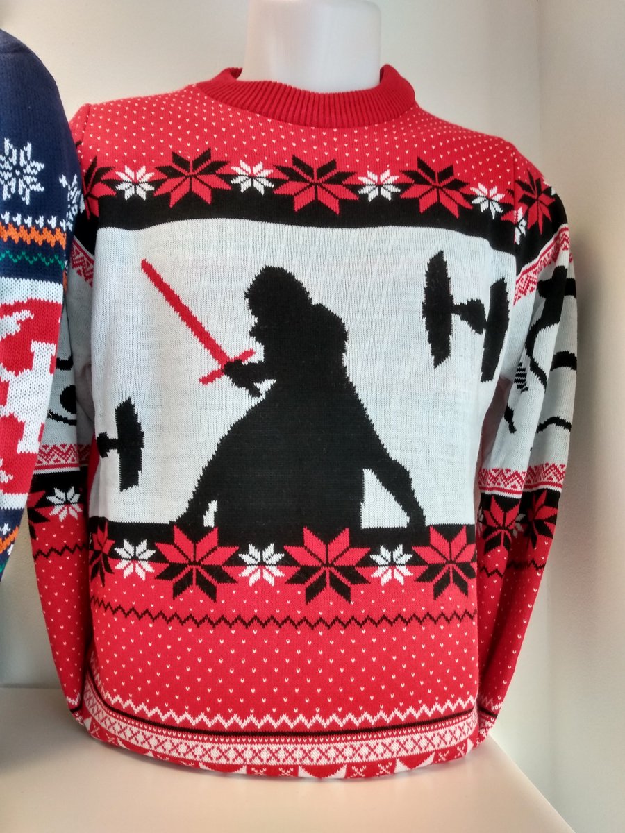 GeekStoreHull's tweet photo. Countdown to the new Star Wars: The Rise Of Skywalker with our Christmas Kylo Ren jumper or what about a BB-8 stocking? We also have great hoodies for adults and kids too. Come in store and have a look around! #geekstorehull @PrincesQuayHull #StarWarsTheRiseofSkywalker https://t.co/jR6dflibtF