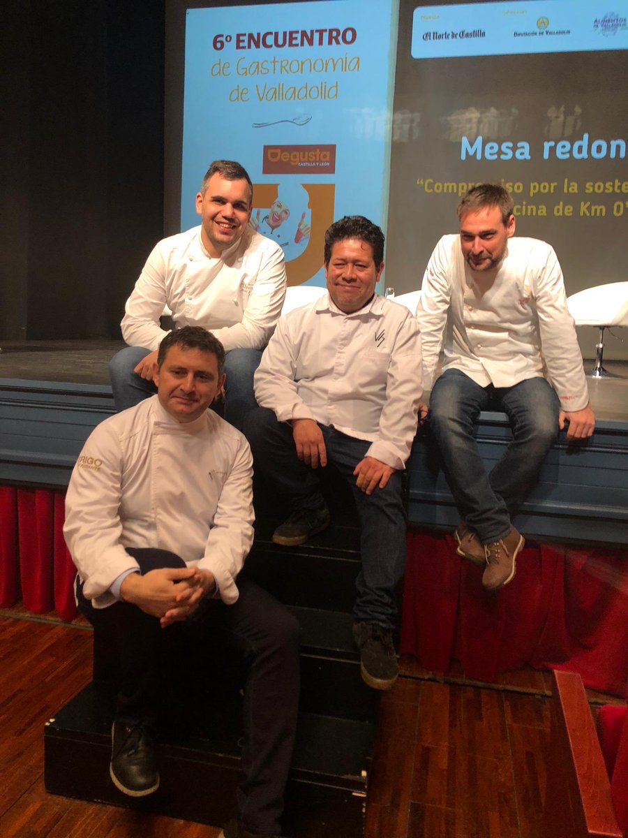 Víctor Gutiérrez, <a href="/restauranteVG/">Rte Víctor Gutiérrez</a>, director gastronómico de Taller, ha participado en el 6º Encuentro de Gastronomía de Valladolid organizado por <a href="/nortecastilla/">El Norte de Castilla</a> en la mesa “Compromiso por la sostenibilidad y cocina de Km 0” junto a <a href="/MACruzLaBotica/">Miguel Ángel</a> <a href="/marc_sega/">Marc Segarra</a> y #VíctorMartín