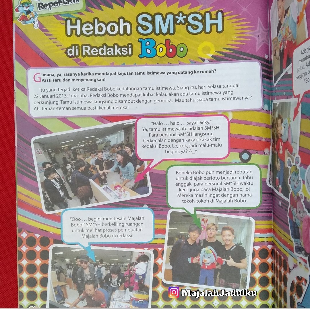 majalahjadulku's tweet photo. #majalahbekas #smashboyband #smashblast #smashfan #smashblastindonesia #morganoey #rezaanugrah #ranggamoela #dickyprasetya #ilhamfauzie #bismakarisma #rafaeltan #panjipetualang #artikelbola #soccerindonesia #sepakbola #olshop #majalahlawas
#bukusecond #novelsecond #noveljadul https://t.co/KyXGJhFaoo