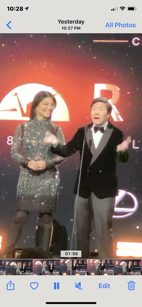 MingNa's tweet photo. Always fun at the #UnforgettableGala! 

@kenjeong @SimuLiu @EugeneLeeYang 

Thanks, James Ryu &amp; @Character_Media for supporting Asians in all medias! ❤️😘 https://t.co/xpJ87eBOrH