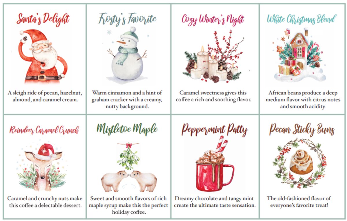 groundup_cafe's tweet photo. GroundUpCafe Holiday Coffee Fundraiser
We are offering a variety of holiday coffees - 1.5 oz or  1 pound bags.  Perfect for stocking stuffers or teacher gifts.  Order yours today! 

https://t.co/lVQQlr6OOy

#GroundUp_Cafe #HSDBaristas #HSD #CareerAndCollegePathways #MarketingLab https://t.co/Tpgv9yWWzX