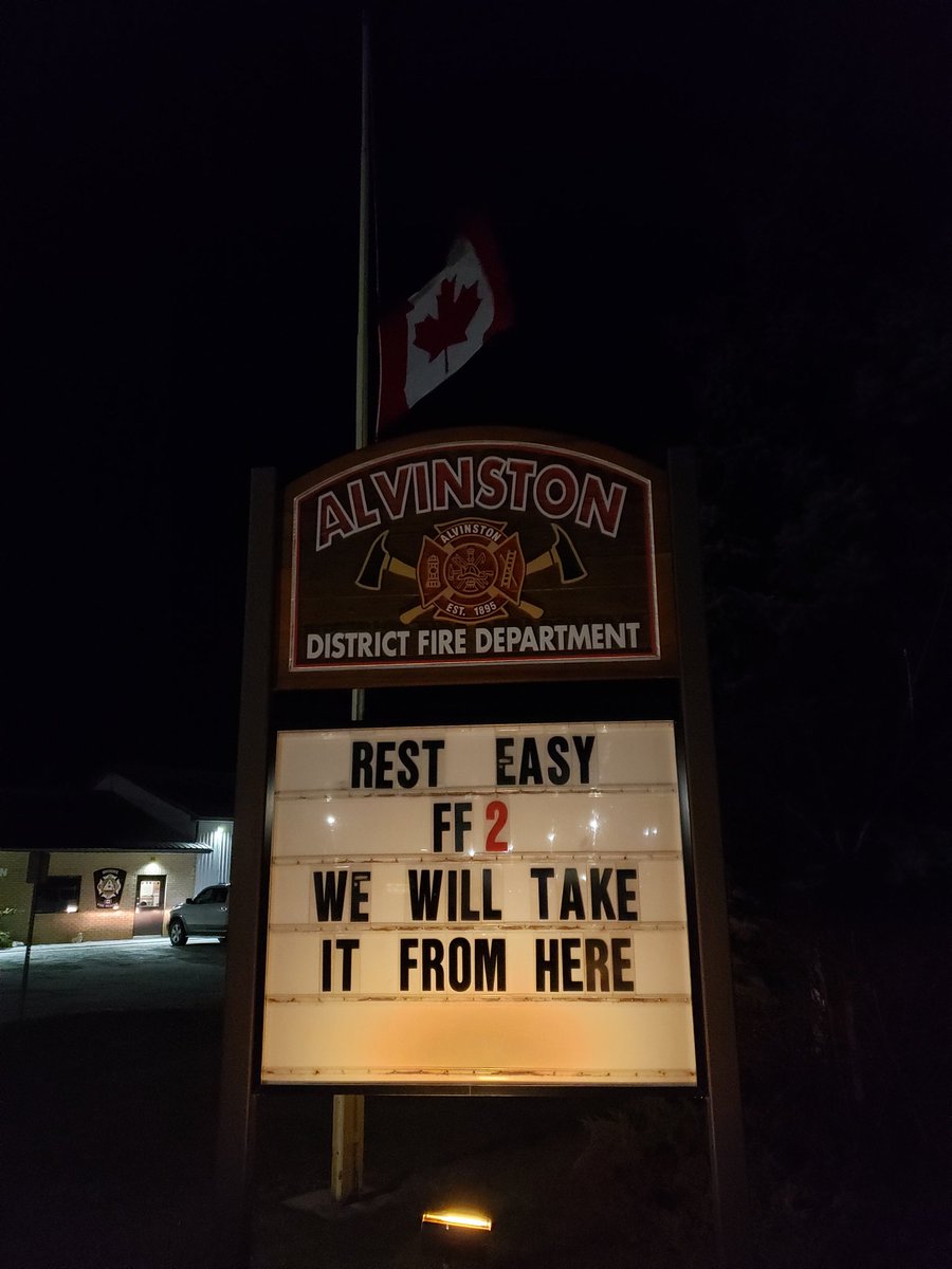 Brooke_Fire_'s tweet image. We have lost a brother, a friend and one heck of a firefighter . We are hurting and grieving but we are in service.   Just as FF Redick would want us too be . If you need us Brooke Alvinston we will be there ....