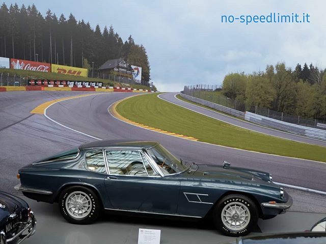 NoSpeedLimit_it's tweet photo. 1964 #maserarimistral #maseratimonday #spafrancorchamps #eaurouge #radillon https://t.co/843SIS6H8q https://t.co/iIPm7rWwYf