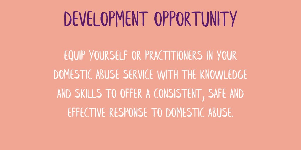 scotwomensaid's tweet photo. ***TRAINING OPPORTUNITY***

Along with our colleagues in ASSIST and @safelives_ we provide a professional development award in domestic abuse advocacy for practitioners working in Scotland.

There is a course coming up in Glasgow next year. Apply here: https://t.co/jekjdPq7UU https://t.co/usiFktIuBz