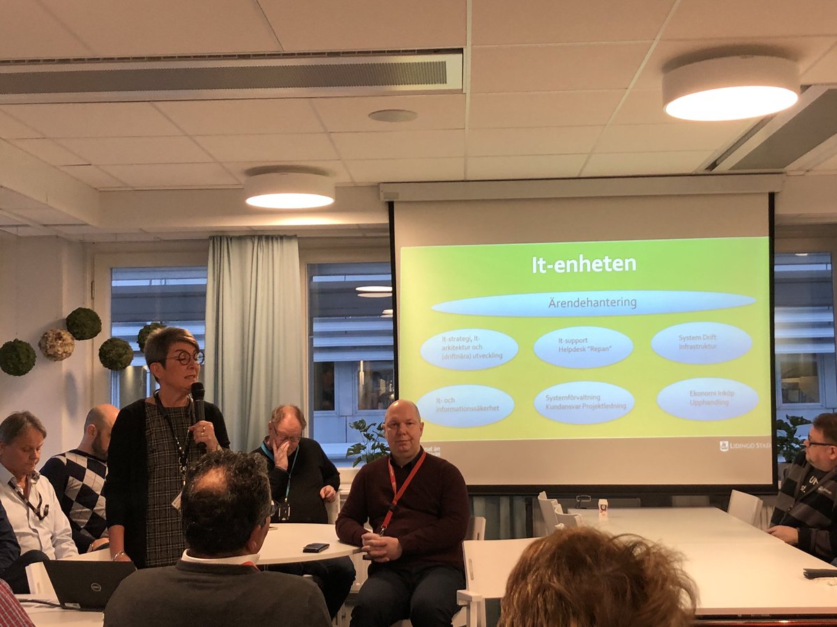 Sista SLK info för detta året. IT-enheten beskriver sin verksamhet! #lidingö