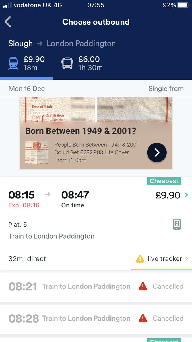 So the new GWR timetable is going well today! #GWR #Fulltrain #thingscanonlygetbetter